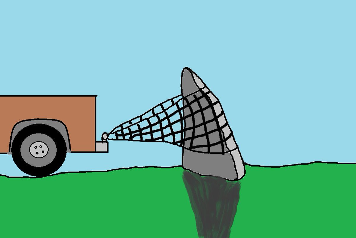 MeToddScott's tweet photo. @Multimok @paulquaye I am sure you could use your #multimok hammock webbing to wrap around a rock and then move with your truck.  You have a high tensile strength with it https://t.co/YjvuKKFKzN