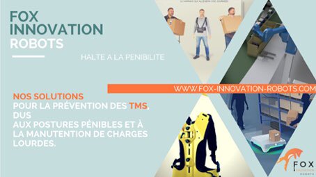 FoxinnovRobots's tweet image. J-8 pour vous retrouver au salon SITL , à villepinte.  Nous vous présenterons les  meilleures solutions robotisées pour la logistique #exosquelette #cobot #robotcollaboratif @SITLevents #SITL18