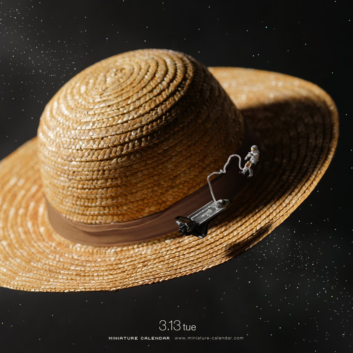 麦わらぼし #麦わら帽子 #星 #土星