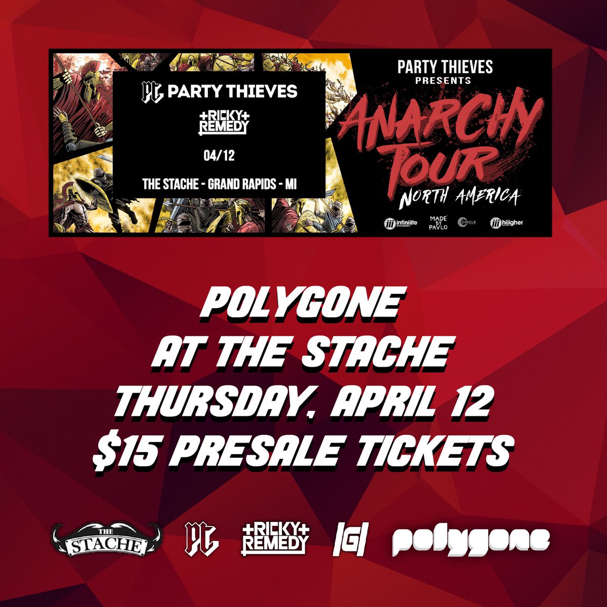 polygonesean's tweet photo. ‼️‼️‼️ ONE MONTH AWAY ‼️‼️‼️

Who’s coming out to @sectionlive for @PartyThieves &amp; @RickyRemedy?! 🎶

DM me for a $15 presale ticket! 🎫 https://t.co/Jj4ZElnTM9