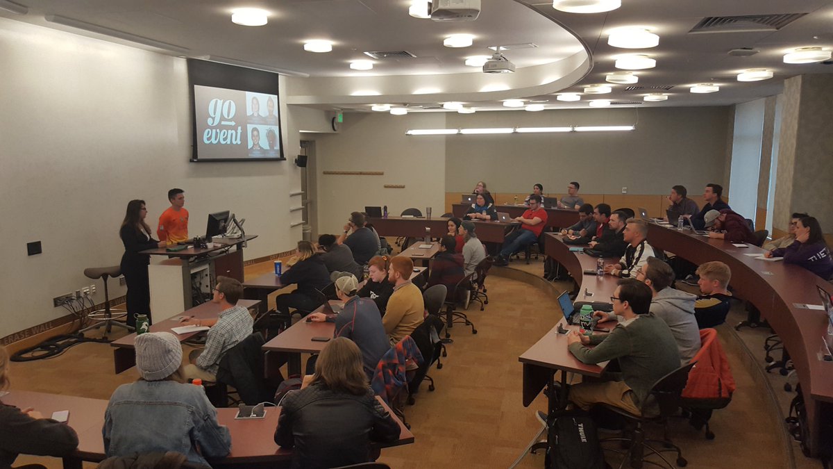 dsouza_rodney's tweet photo. Let the selection begin! After spending the first 8 weeks of the semester validating problems and their ideas, @NKUHaileCOB #ENTP students pitch to potential @nku_informatics #CSC students to form teams for the rest of the semester #transdisciplinarycollaboration https://t.co/CNXH468ju9