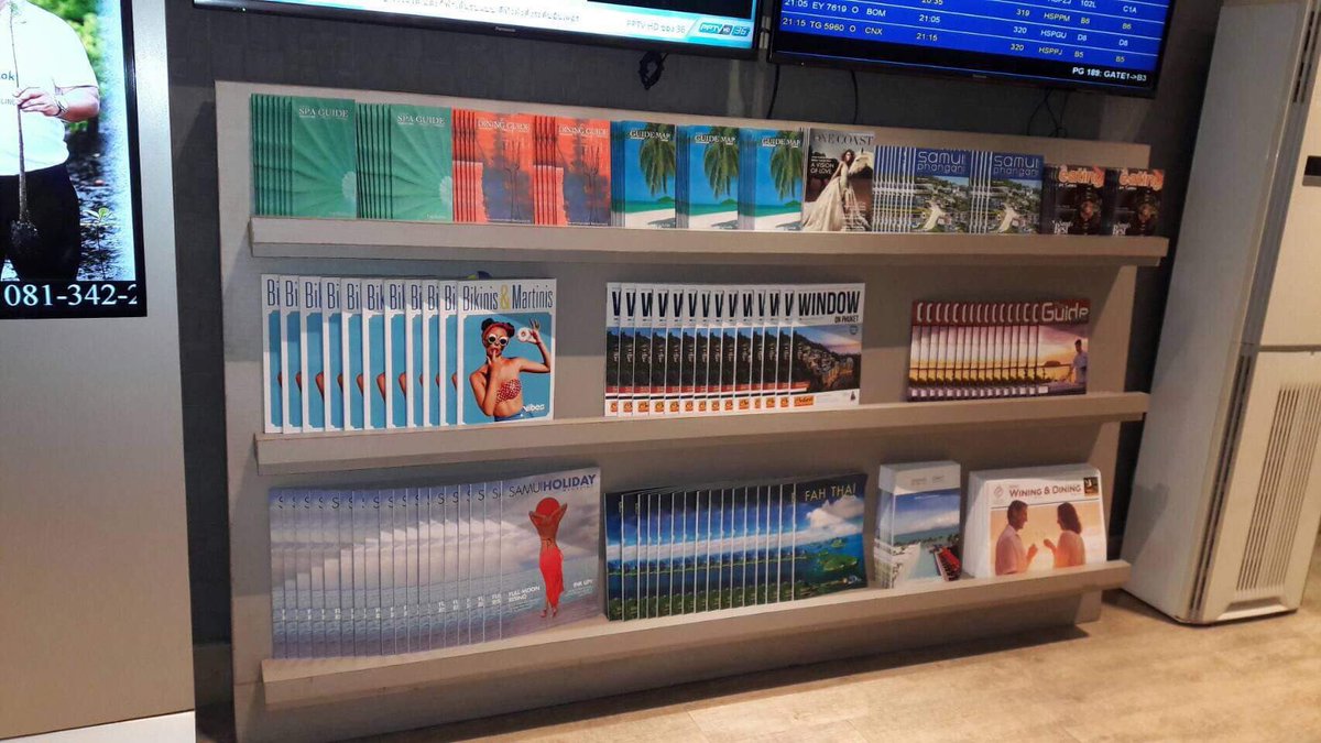 samuiphanganmag's tweet photo. Get the latest copy of @samuiphanganmag at @bangkok_airways boutique lounge in @BKK_airport in Bangkok #building #renovating #buying #selling #renting #realestatw #islandrealty #invest #holidayhome #travel https://t.co/KJKzXOR3N2