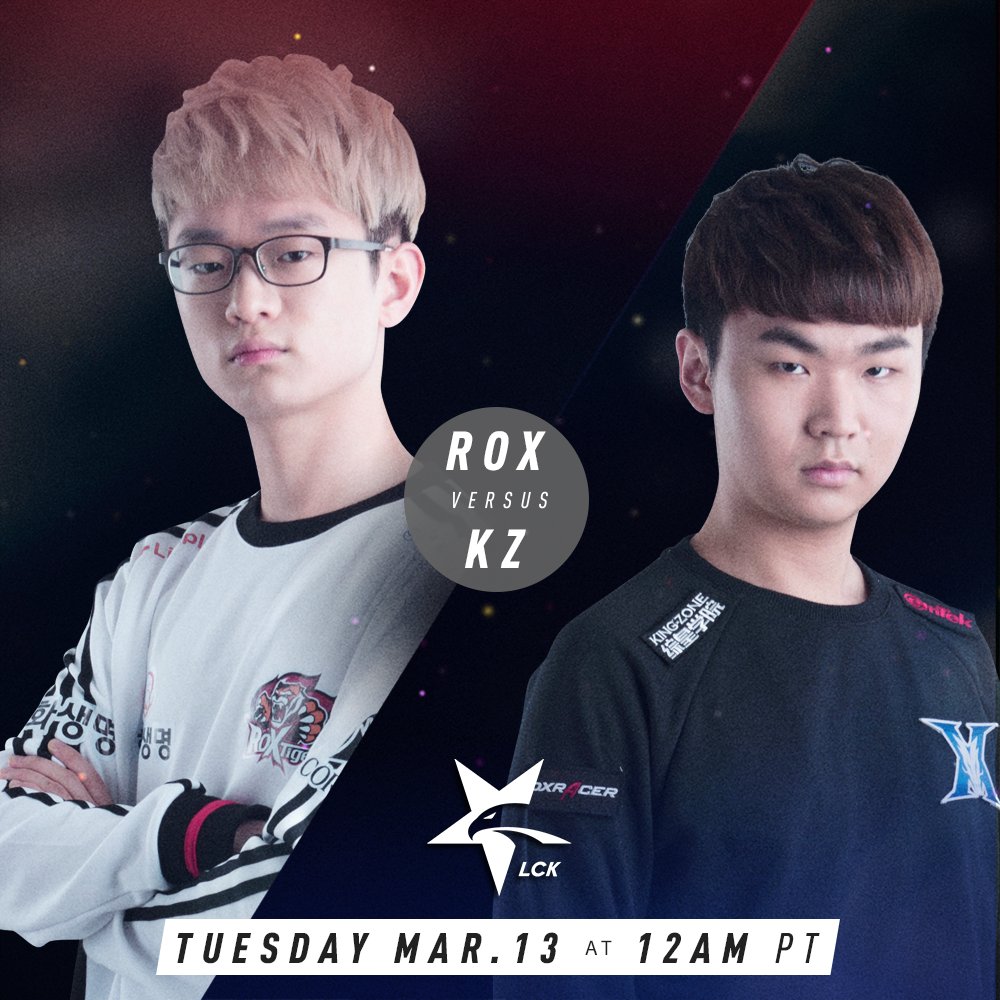 Lol Esports The 18 Lck Spring Split Continues At 1am Pdt 9am Cet With Lol Tigers Facing Off Against Kingzonedx T Co 9kkczwterm T Co Zelzhw6kn2