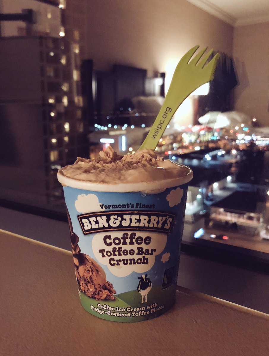 erinecwright's tweet image. I’ve never been so happy to have a #wsipc spork... also, FYI Ben &amp;amp; Jerry’s delivers to the Hyatt. And with that fellow campers, I say goodnight. #WASWUG