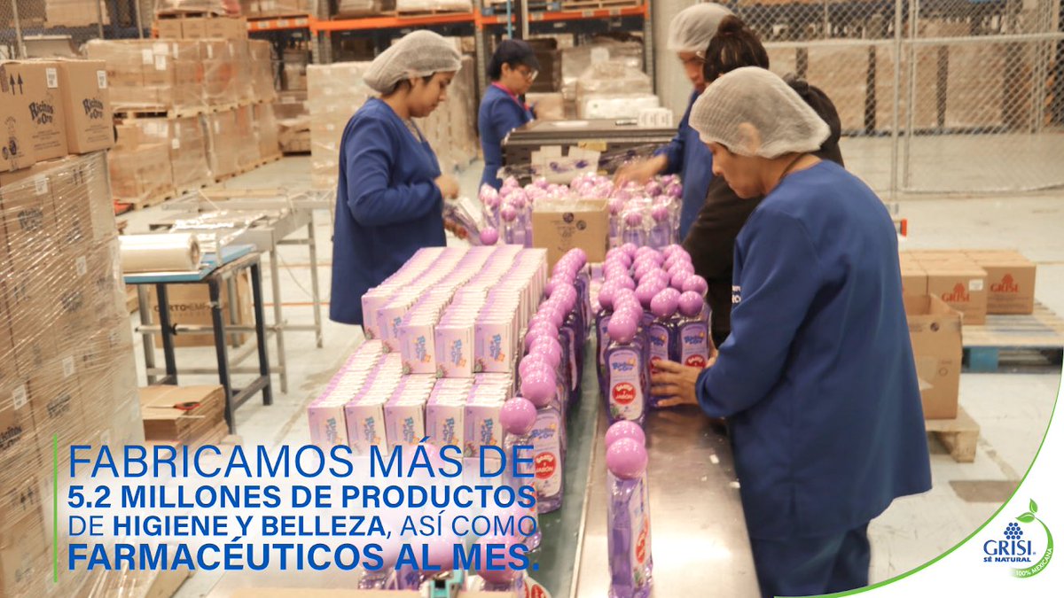 Grupo_Grisi's tweet photo. Gracias a nuestra capacidad productiva de más de 5.2 millones de productos al mes, podemos estar en cada uno de los hogares de las familias mexicanas. 💙👨‍👩‍👧‍👦👏🏼 https://t.co/nO4pUihxDw