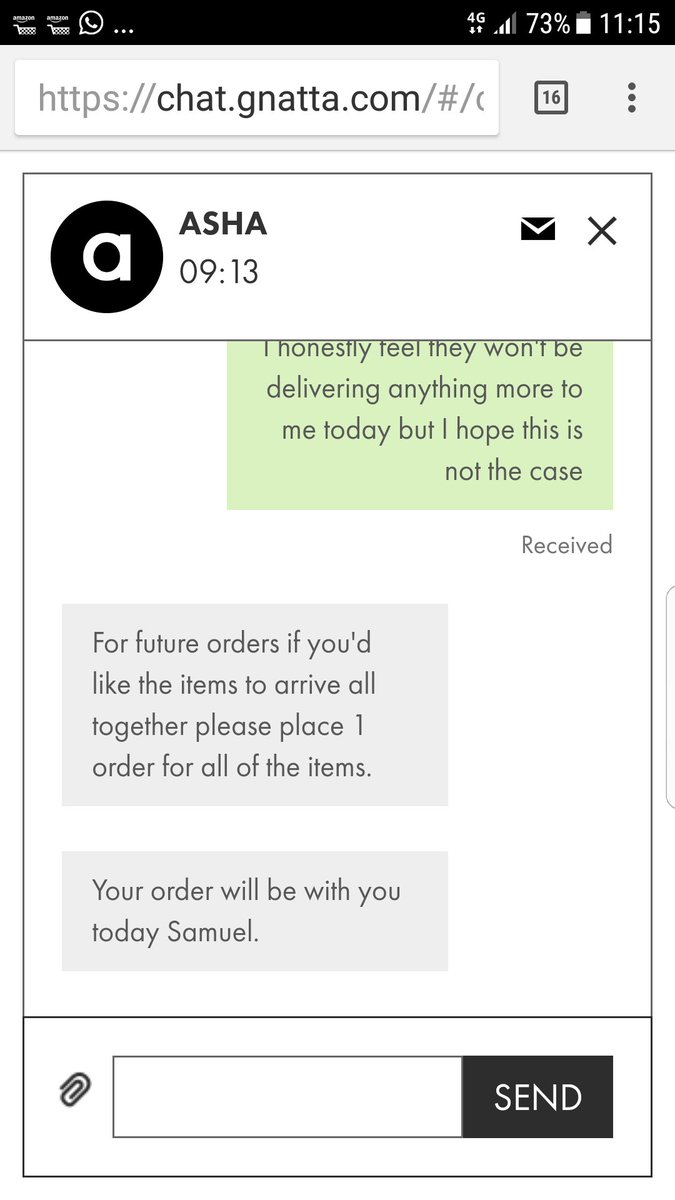 hedonistbooth's tweet photo. @ASOS @ASOS_HeretoHelp 
My first experience of ASOS 8.3.18 shop(pay 
£10for next day)10.3.18waited https://t.co/KMFbLCLWFp delivery time.But no delivery.12.3.18Half of my orders turned up.I contacted customer care.Told me the rest2day.Nothing.Away to get married tomorrow.Angree! https://t.co/Q5flTkTGMG