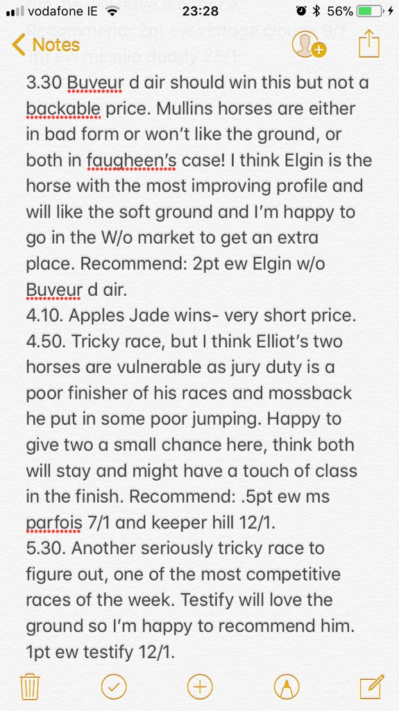 Day one fancies #CheltenhamFestival.