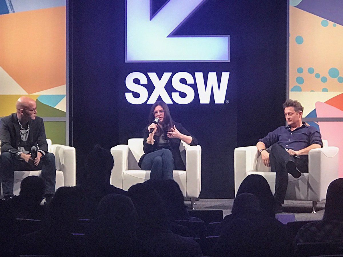 RAPP_NY's tweet photo. Listening to Blockchain documentary makers here @SXSW2018. They're discussing stances of federal &amp; regional govts accepting cryptocurrency &amp;  role of tokens being accepted .... changing times... societal shifts which will impact brands and how we engage. 
#rappnyc @sxsw @RAPP https://t.co/yk7ihmwPpA