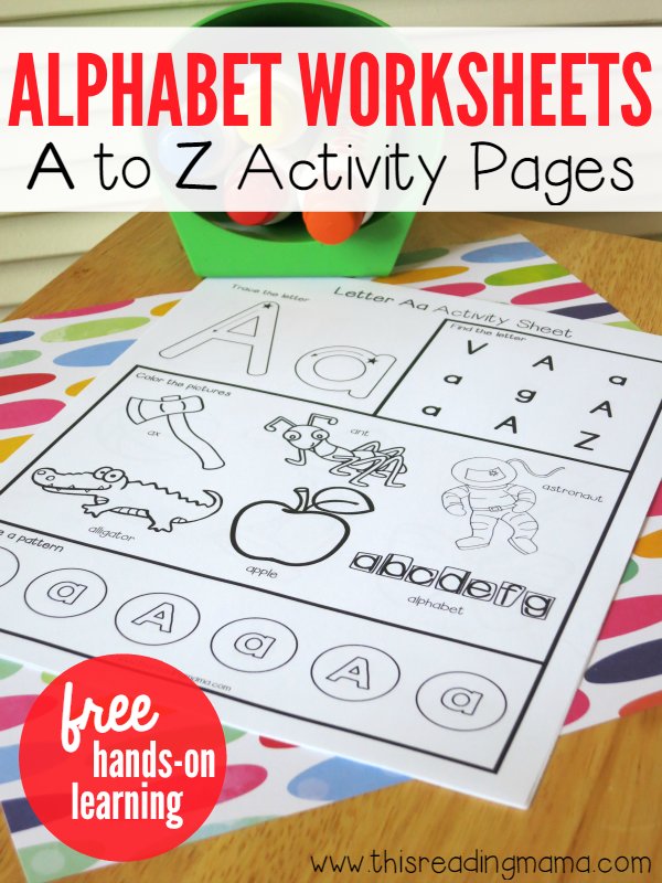 thisreadingmama's tweet photo. ALPHABET WORKSHEETS: These free alphabet worksheets are hands-on and engaging for young children. Kids practice upper and #lowercaseletters, letter sounds, and making patterns. https://t.co/uMNhXJ6aUO https://t.co/GE3i6Yj3TV