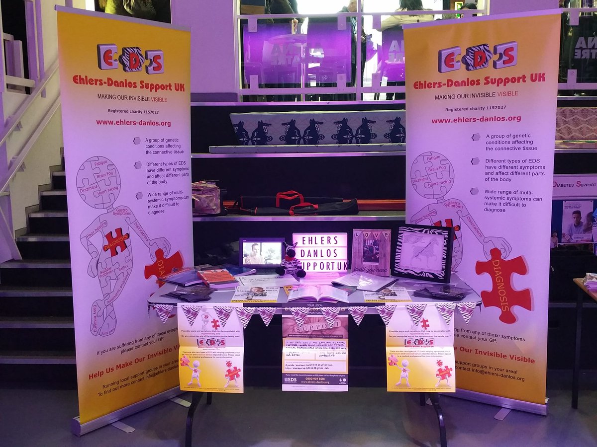 EDSAmanda's tweet photo. @RWT_NHS Any #physios in our region interested in helping #Patients with #EhlersDanlosSyndrome ? Today #Wombourne #EDSUK @ehlersdanlosuk support group were #RaisingAwareness of #EDS at #SUCCESSforum @wlv_uni showing the 12-24 video @LoveInYourTummy https://t.co/tq6QRaO7XO