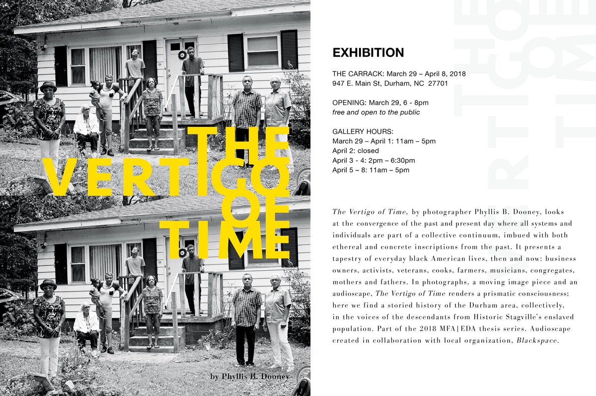 March Madness:: thesis exhibition countdown. The Carrack, Durham, NC. March 29, 6-8pm (+backyard artist party with <a href="/jeremymlange/">Jeremy M. Lange</a>). Do come. Hallelujah. <a href="/mfaeda/">duke mfa|eda</a> @the_carrack <a href="/thespaceblack/">Blackspace</a> #beginanywhere