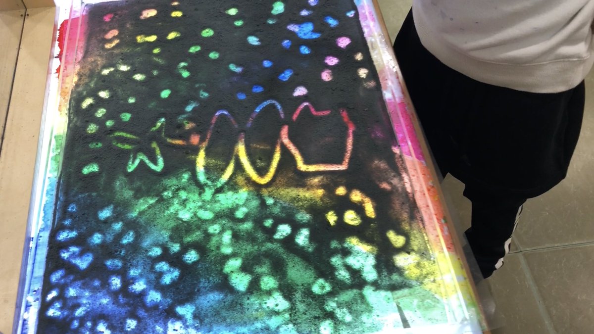 ms_suepark's tweet photo. Beautiful story on the light table
@Intl_Chadwick
#HowtoExpressOurselves
#prekindergarten https://t.co/O84n4vI3JY