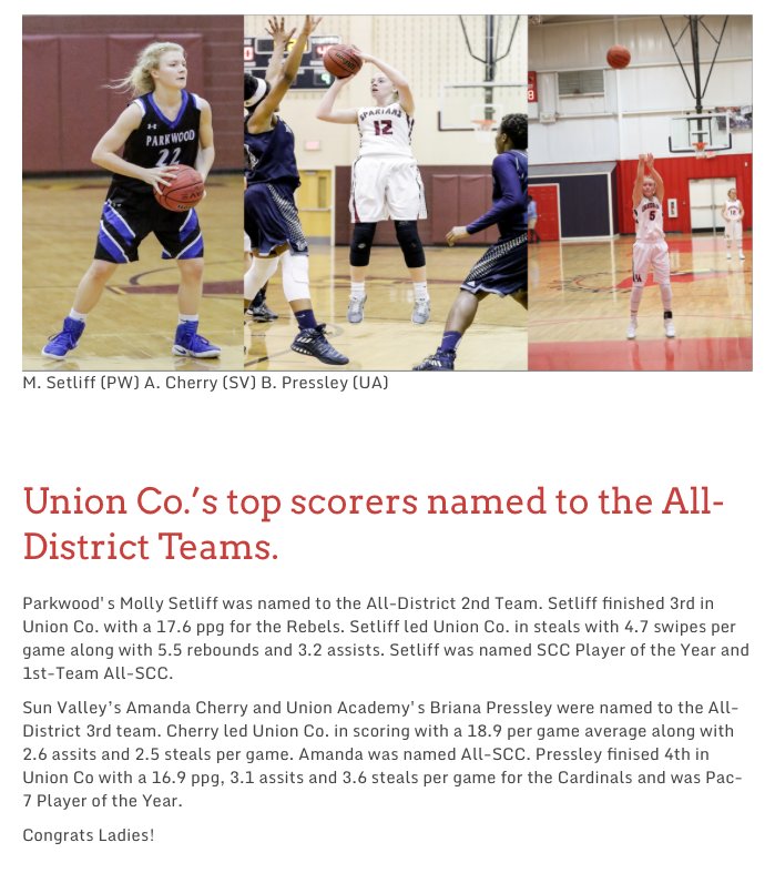 Union County Hoops, Football, Baseball & Softball tweet media