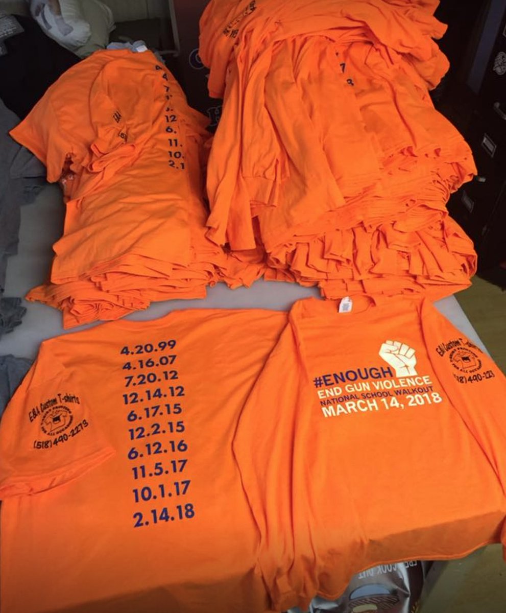 izzyrutkey15's tweet photo. Thank you so much to E&amp;A Custom T-Shirts for making 230 shirts in just 4 days! They look great!! Pick up your shirt during any lunch tomorrow in the cafeteria tomorrow!! https://t.co/U1PcVmIFI2