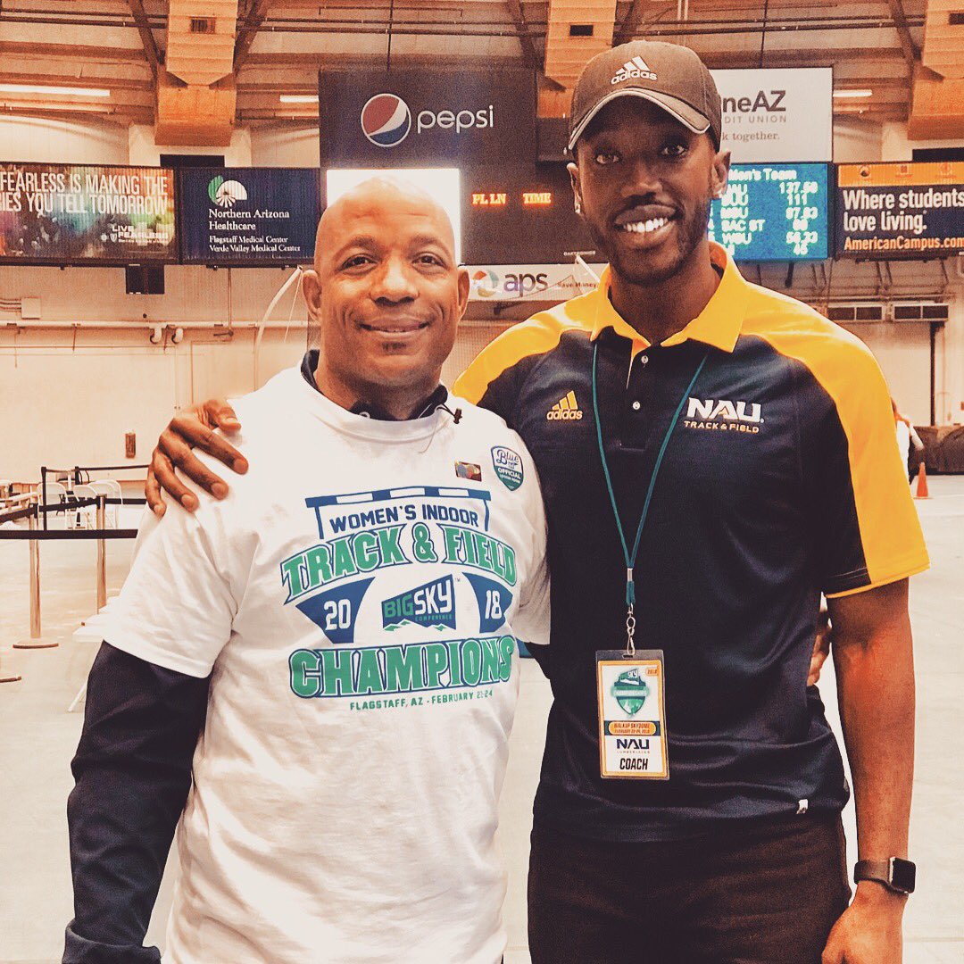Vernjamison_'s tweet photo. People have no idea the impact this man had on my life. He helped me achieve amazing things in track and field and be ELITE! Then he brought me to learn under him in coaching! I will do my best to make you proud. I wish him the best as he moves on to new adventures! @KennyNAU https://t.co/DndyvjDW4l