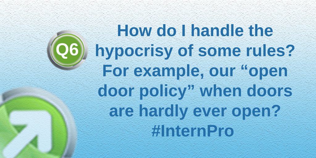 YouTern's tweet image. Q6 #InternPro