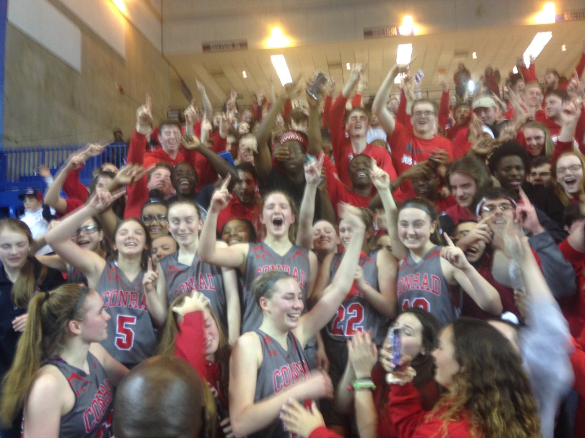 FINAL - <a href="/ConradAthletics/">Conrad Athletics</a> 49, Caravel 46 OT - Conrad's first state title! #delhs