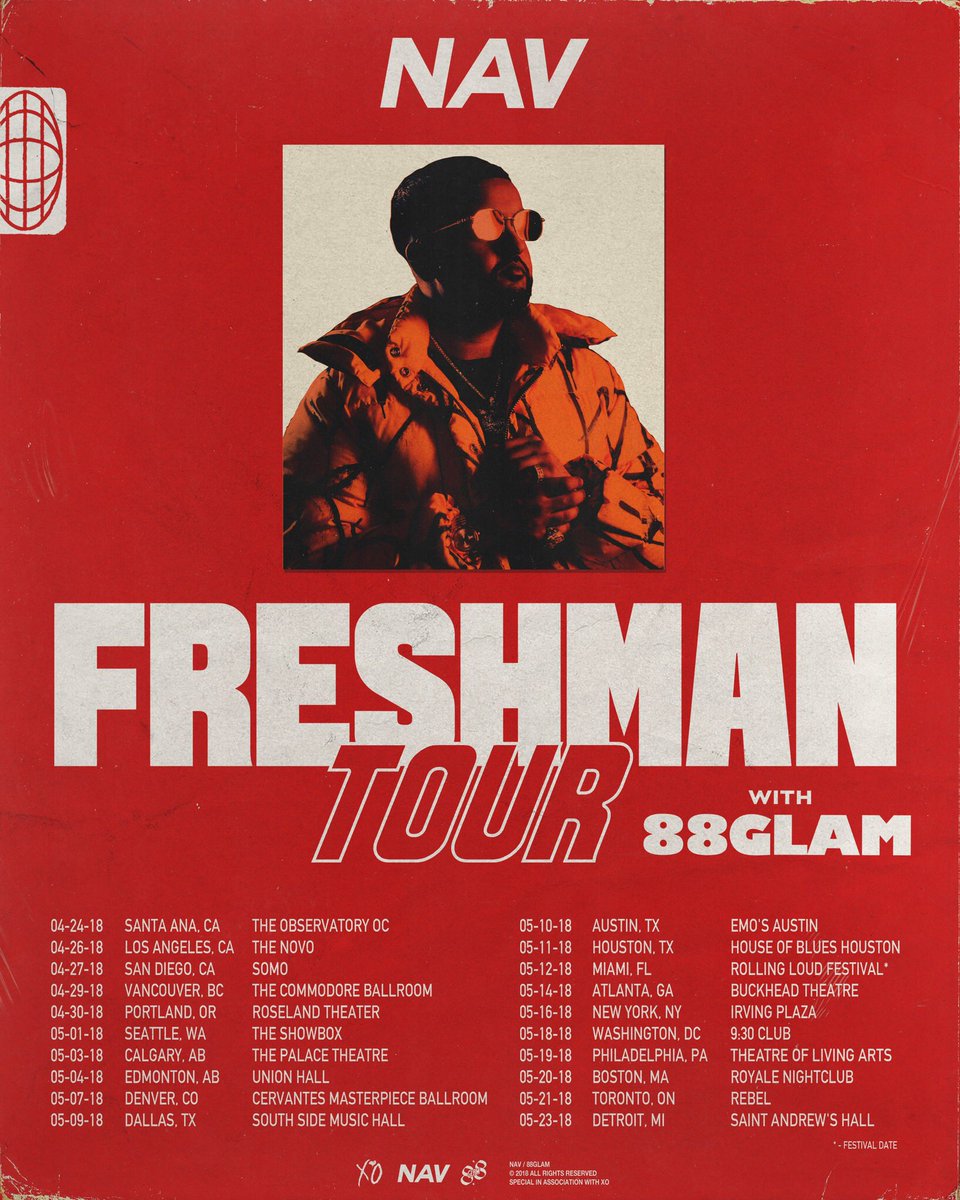Freshman Tour starting April 24th! Tickets on sale &amp; my new song Freshman List will be out this Friday!😈 XO