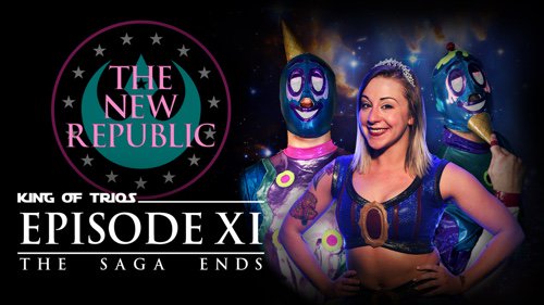 OUR PRINCESS RETURNS! At King of Trios 2018 @AbbeyLaithWWE &amp; <a href="/LosIceCreams/">Los Ice Creams</a> reunite for the biggest tournament in all of pro-wrestling! Tickets on-sale now: chikaratix.com