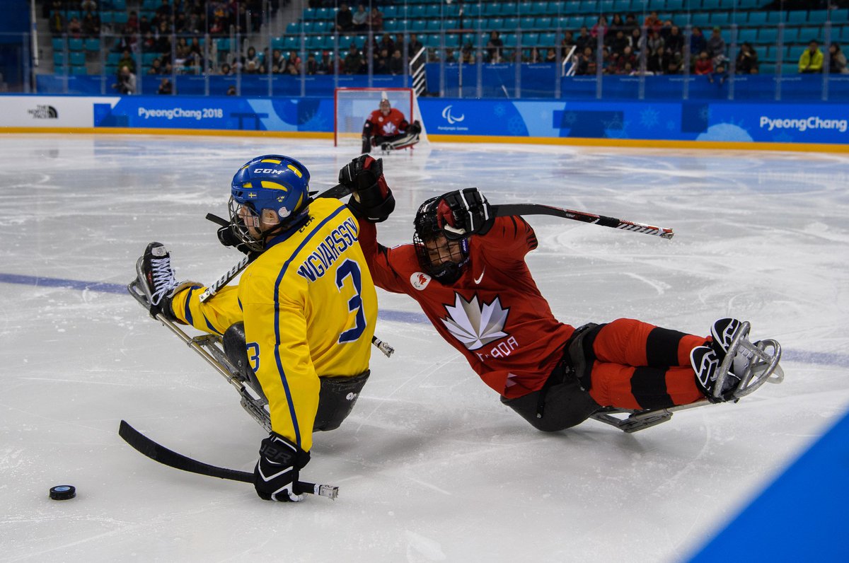 AlbertaSledge's tweet photo. We wish Team Alberta Head Coach @arsenault_14 the best of luck as he heads into the semi-finals with @HC_Sledge at the @pyeongchang2018 @paralympicgames ! #BelieveWeCAN #AlbertaBuilt #ABsledge https://t.co/4rmgO6xesq