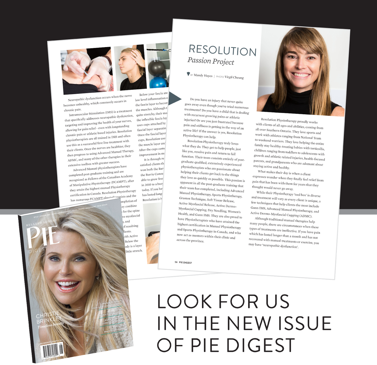 PT_IMS_Barrie's tweet photo. Read about Resolution in PIE Digest! Excellent edition featuring Christie Brinkley!!! 
https://t.co/bcBJGfKdKu
#piedigest #resolutionphysio #definesuccess #christiebrinkley https://t.co/0Sp22yMk7S