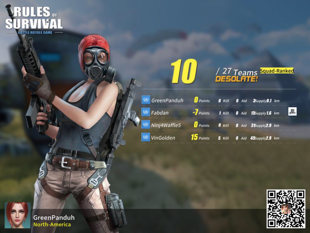 reee_mcs's tweet photo. #RulesofSurvival https://t.co/D96g5m337p