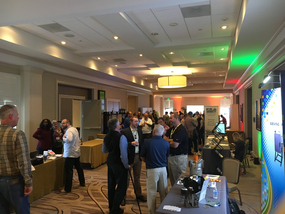 aashtoresource's tweet photo. #resourceTechEx making the most out of our first reception and networking event. https://t.co/xncV8kYRxS