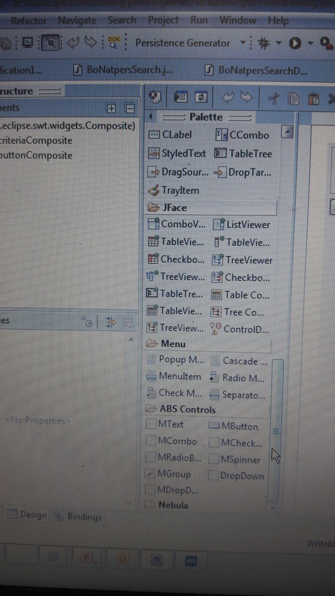 gsinghal5's tweet image. Created own customised widgets using #WindowBuilder ... Awsome tool... @EclipseFdn @EclipseJavaIDE