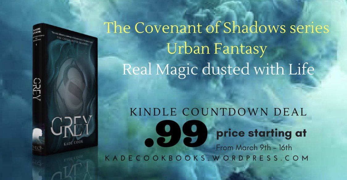 johndwinston's tweet photo. Book one of #TCOSseries Grey by Kade Cook @CovOfShadows will be on kindle countdown starting at ONLY 99cents through March 15th https://t.co/0I9jnHkze0 #mustread #book #urbanfantasy #vampires #kindleunlimited #supernatural https://t.co/2Gvb3F8eHZ