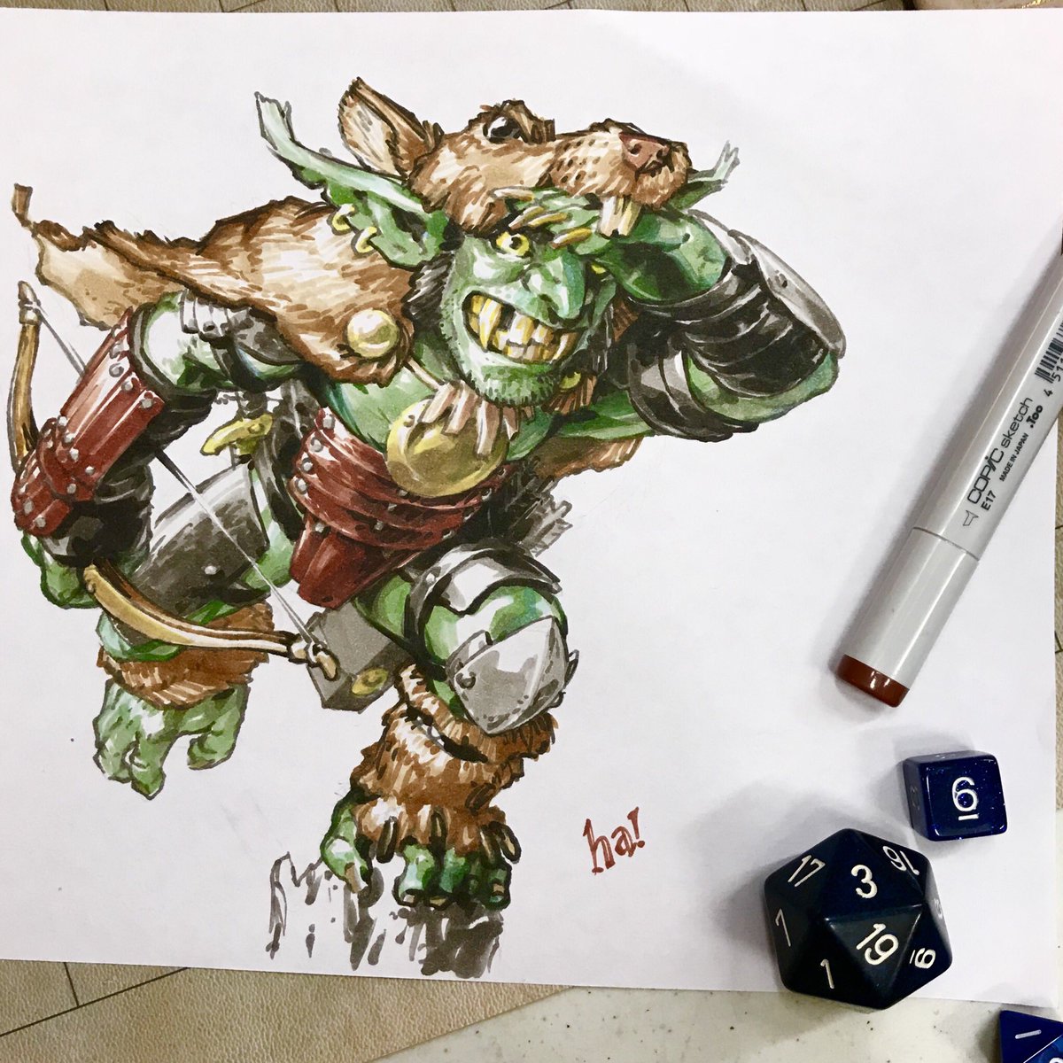 Gene Ha Ar Twitter D D 5e At Chimera S Comics La Grange Copic