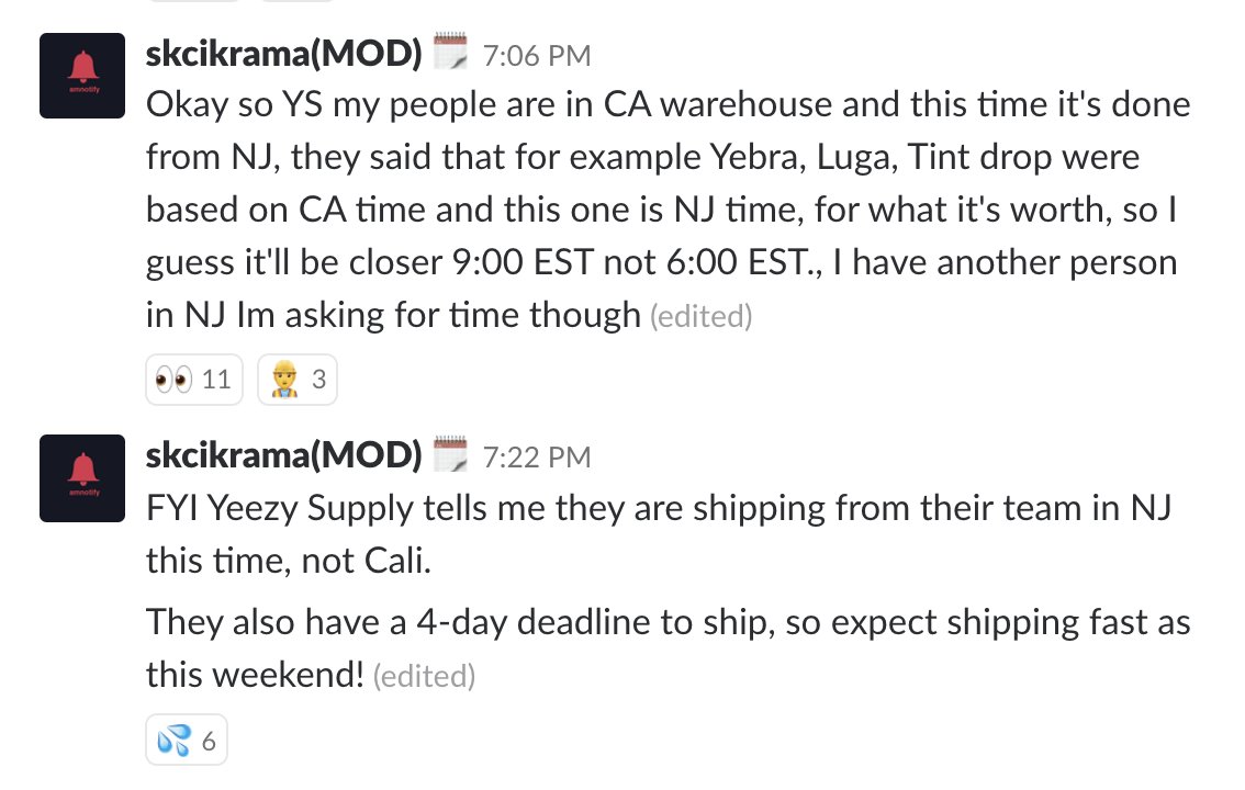 yeezy supply shipping