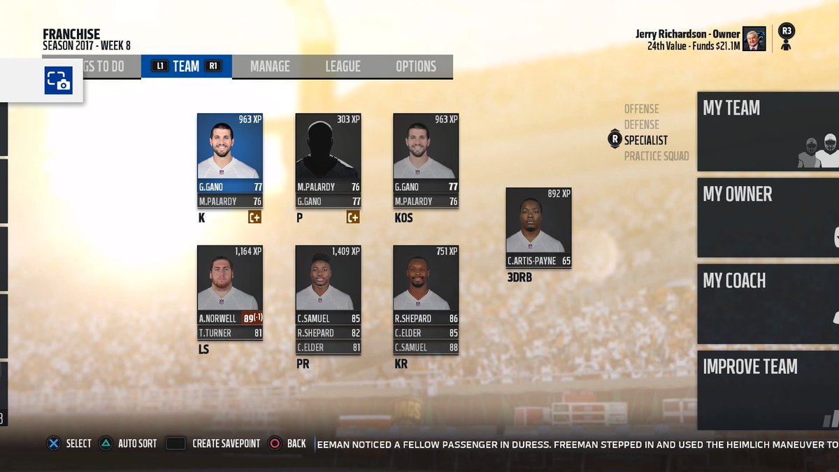 my2knfl's tweet photo. Panthers updated Roster #PS4share https://t.co/lRkwHSEwKp