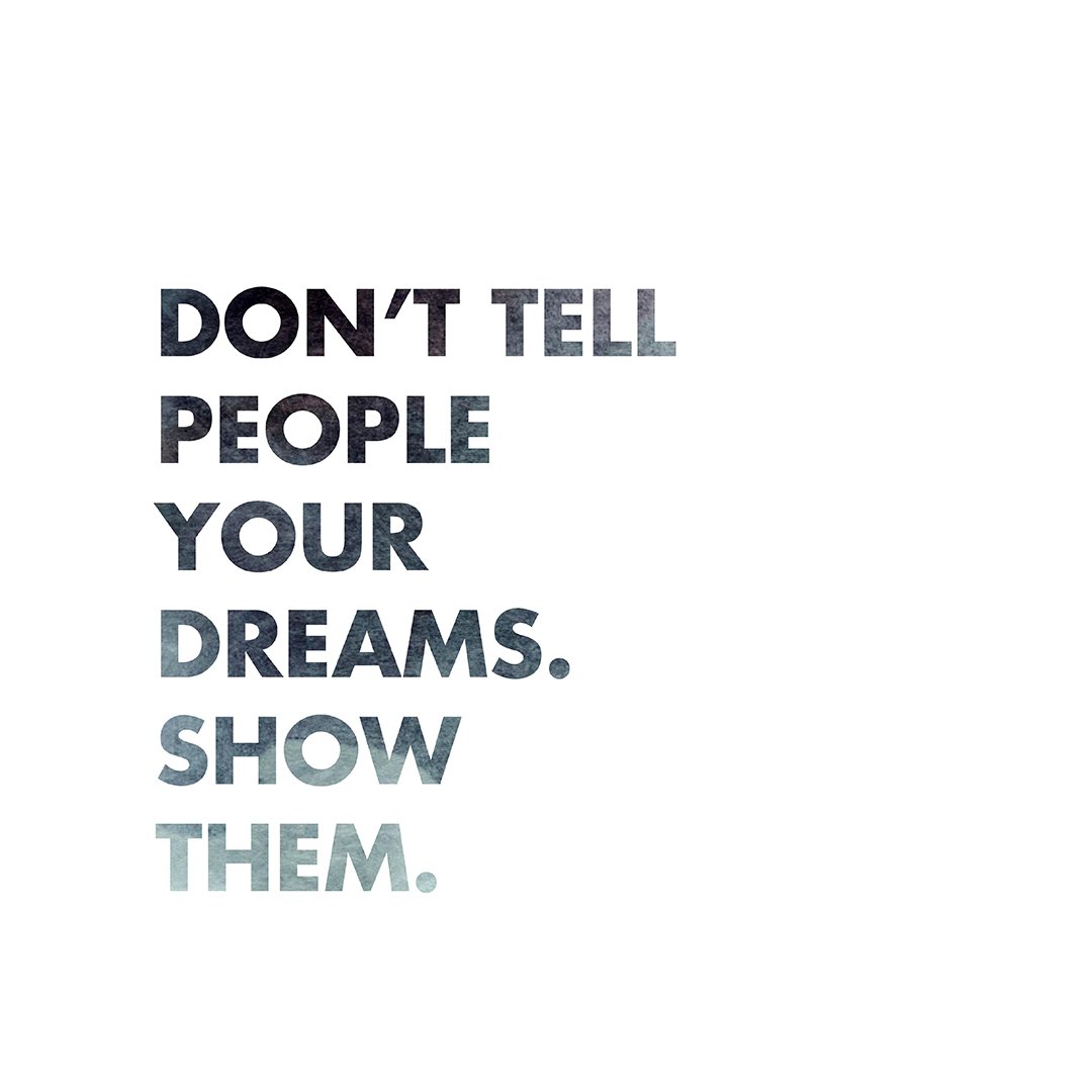 Actions speak louder than words, as our Mama used to say 😍