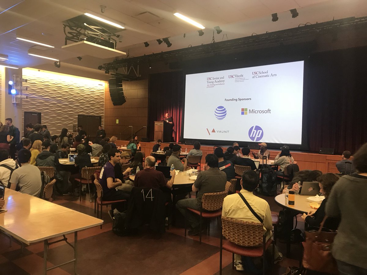 DisruptAEC's tweet image. Kicking off #CreatingReality #Hackathon @MIT @USC
