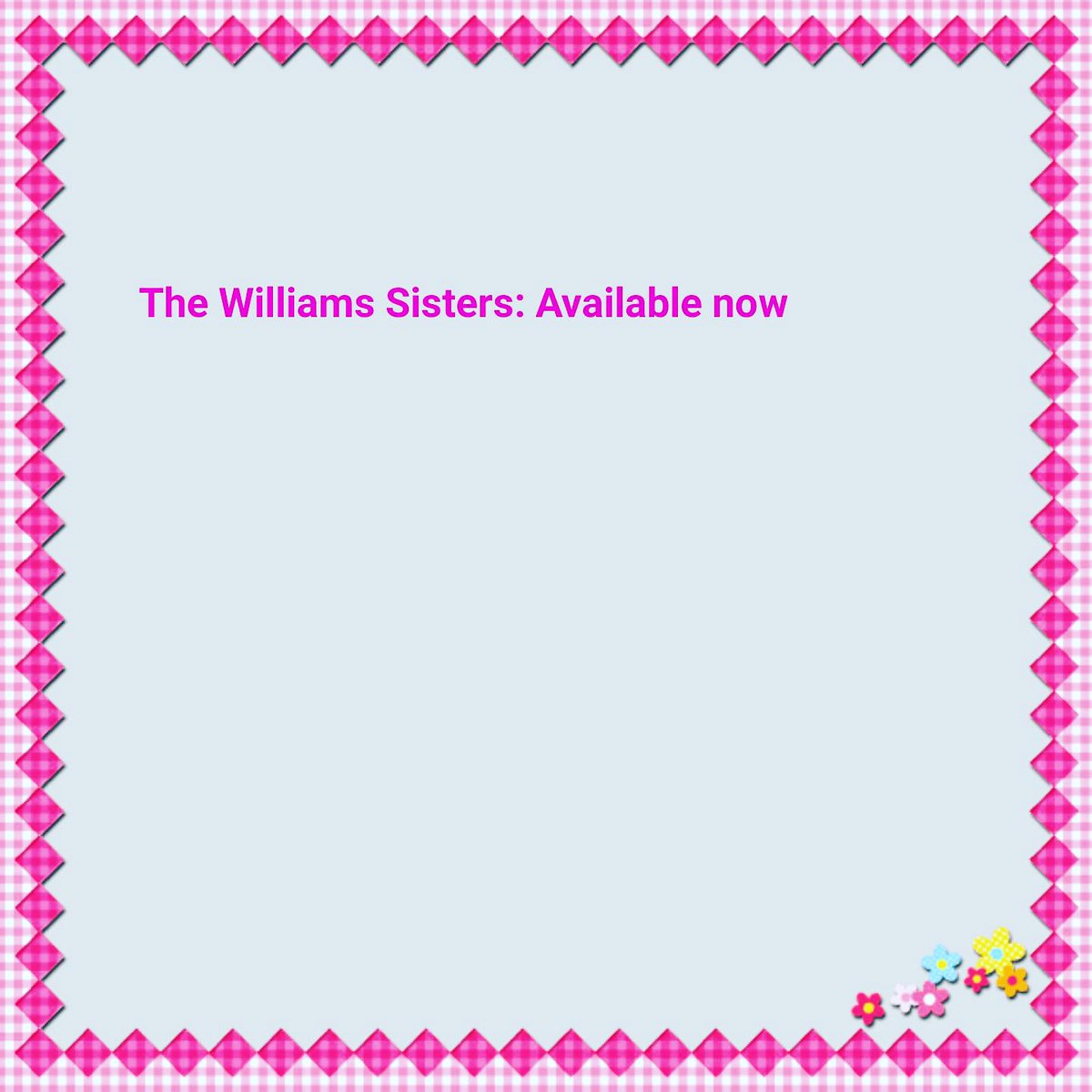 csieman2's tweet image. The Williams Sisters. The answer to the Charmed Reboot. @csieman2