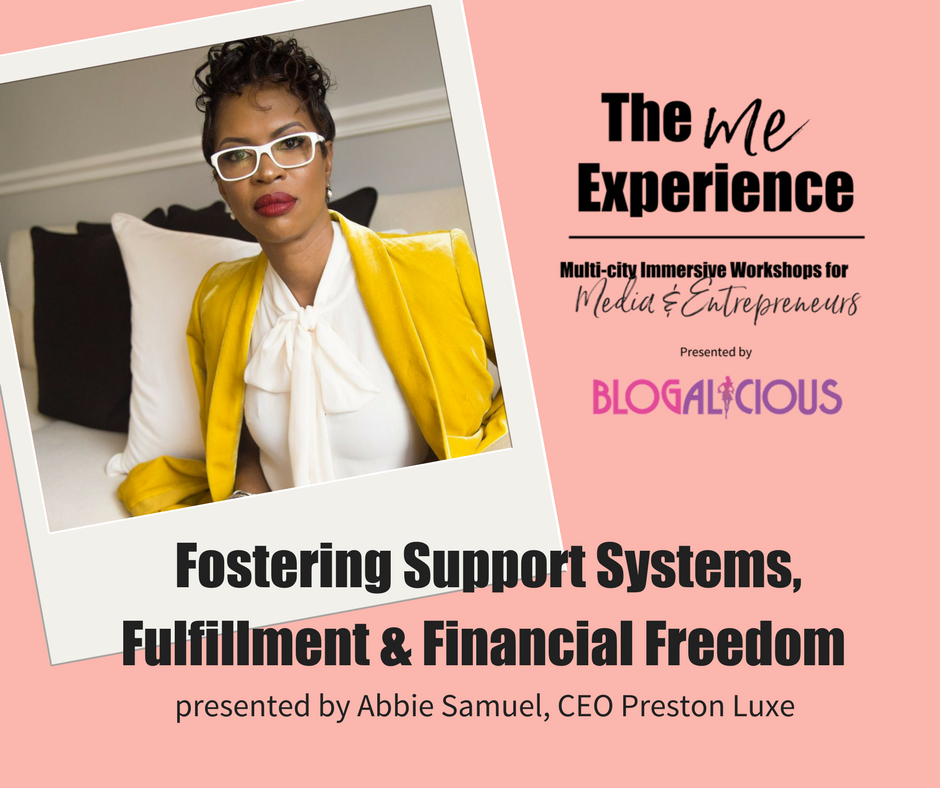 beblogalicious's tweet photo. 💰Join Abbie Samuel, CEO of @prestonluxe for “Fostering Support Systems, Fulfillment &amp; #FinancialFreedom” where she'll guide you through the foundation of your business from a financial freedom blueprint to an exit strategy: https://t.co/X5PvszT0R7 #TheMExATL #makemoney #biztips https://t.co/wZKdL9PrBh