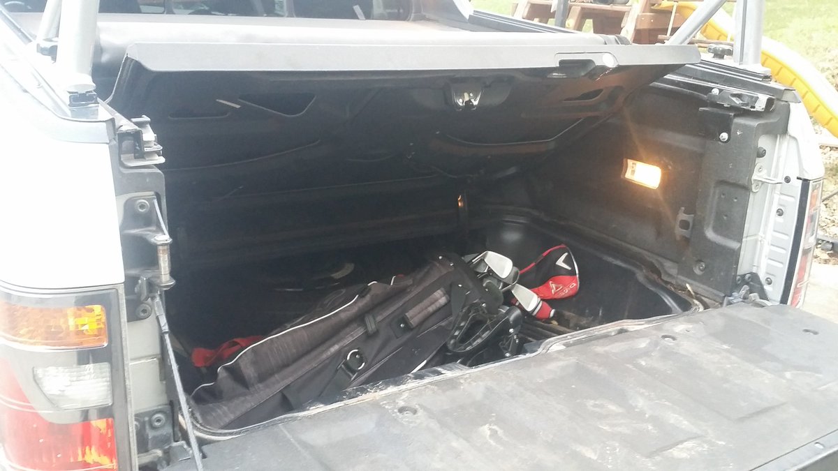 neymanj's tweet photo. Hey Jim! Just figured out my Ridgeline has a golf compartment! @cougsgo https://t.co/mjMiR3rhHc