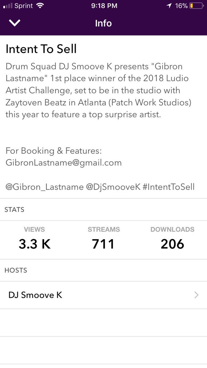 Gibron_Lastname's tweet photo. Iβm a firm believer in speaking things into existence so Iβm letting you all know now that my album #intenttosell will have 1,000,000 streams collectively by August 26th π« https://t.co/85mNk5giGf https://t.co/eXC8zXs7Z6