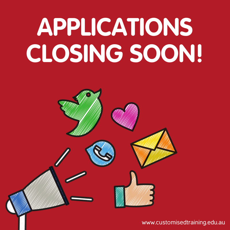 CustomisedRTO's tweet image. Message us, phone us, live chat with us, email us....do whatever it takes but be quick! Our March Melton classes and funding places are filling rapidly and starting soon!
ow.ly/whAh30iUnBY
#adulteducation #lifelonglearning