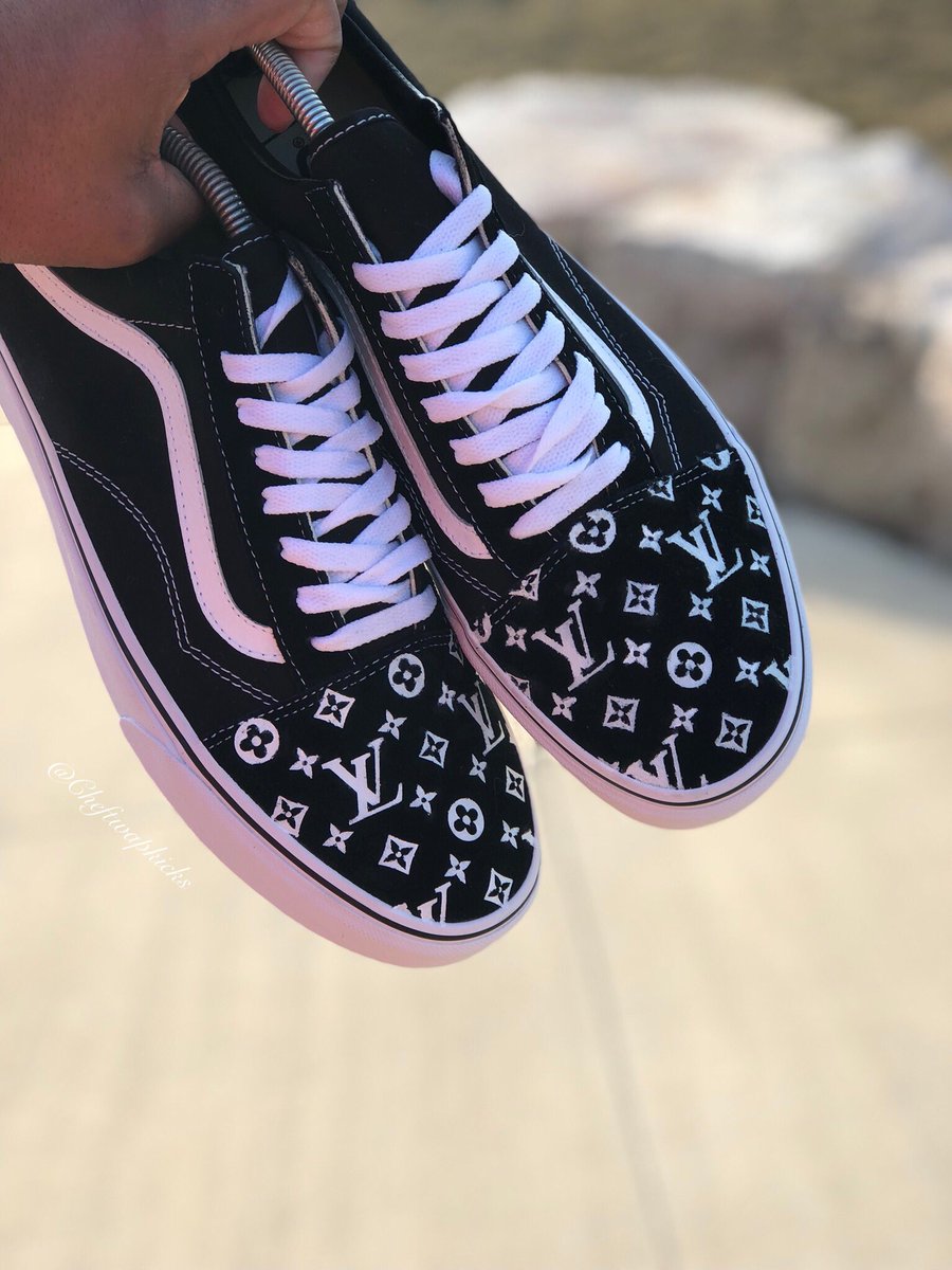 vans old skool louis vuitton