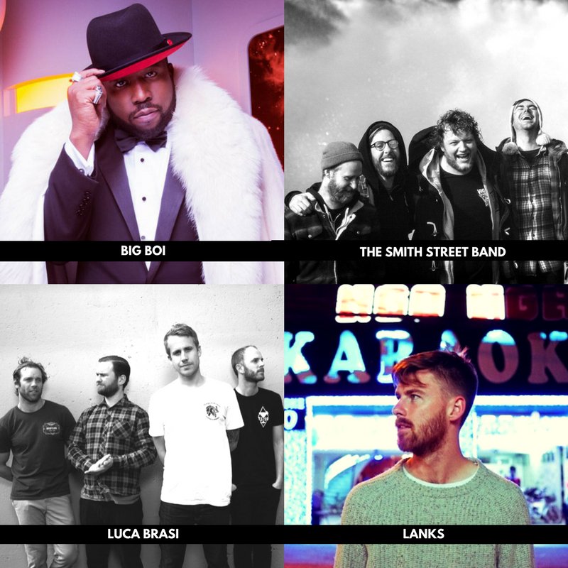 OoooOO check out who's coming up this week: <a href="/BigBoi/">Big Boi</a>, <a href="/smithstband/">The Smith Street Band</a> t the Pool House Party, @LUCABRASIAUS and <a href="/lanksmusic/">LANKS</a> 👌🏽