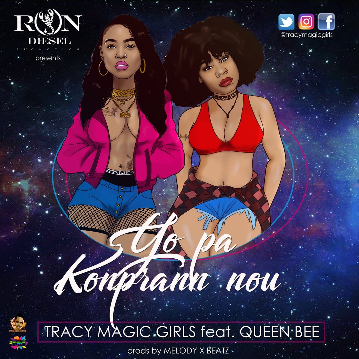 Queenbeefoxx's tweet photo. RDV Demen 6HPM #YoPaKonprannNou🔥🔥 Kiyès ki few pansew ka kenbe lafimen??? @tracymagicgirls FT @queenbeefoxx parèt tèt gridap pa limen🤣😋😂 met mont⏰ nou sou bon le #RonDieselProductions #Teammagic⌛ ♤♡°@crowenskyrdp Edited by @mographcity ☆☆° https://t.co/WhC7kN8f25