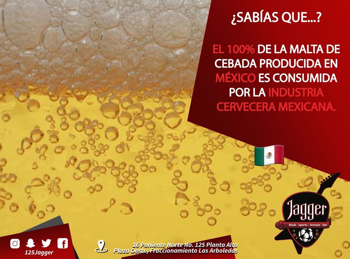 125Jagger's tweet photo. Y toda esa cerveza la puedes probar en Jagger 😎 #Tuxtla #Rock #Bar #Sports https://t.co/KlmJC7aLwW