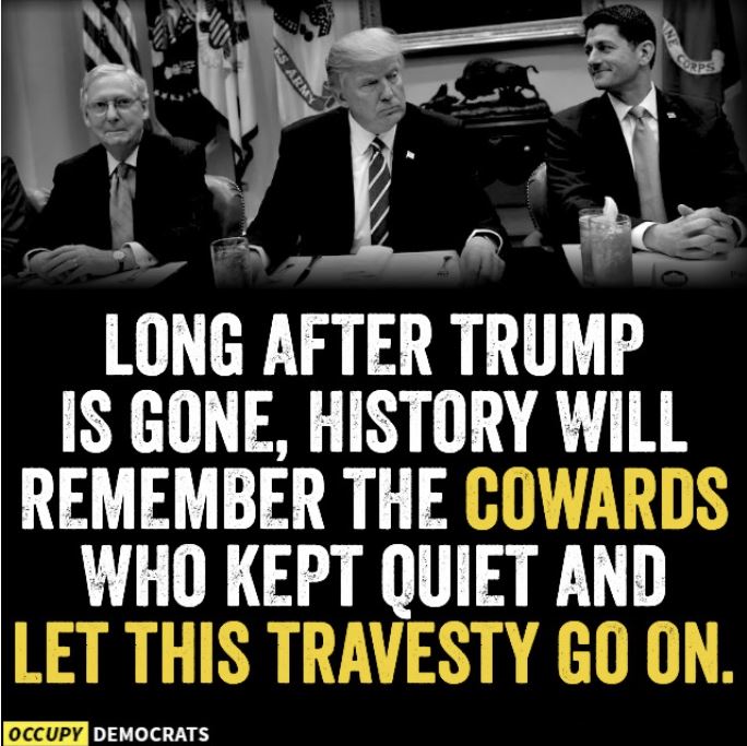askboomer1949's tweet image. "Remember the Cowards Who Kept Quiet and Let This Travesty Go On."
There will be no "reset" or "mulligan" for the GOP, they must earn back our trust and respect and that should take decades.
the GOP is the root cause TrumpPence and don't ever forget that