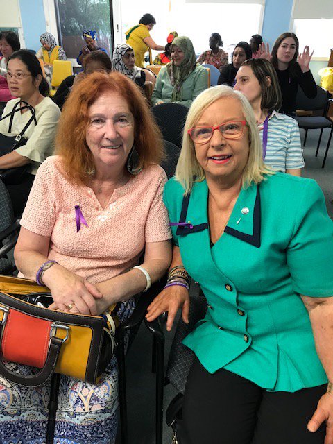 AvocareCC's tweet photo. Our very own Citizen of the year 2018, Trish Keilty had the pleasure of being the guest speaker for Wellsprings for Women at their Afghan cultural experience to mark International Womens Day.

Pictured with Trish is Roz Blades councillor for Greater City of Dandenong. https://t.co/3MKKp7TcF6