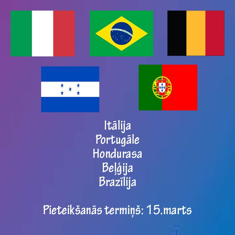 „Ja būtu bijusi šāda iespēja, kad mācījos vidusskolā, noteiktu to izmantotu,” šādus vārdus nākas dzirdēt no vecākiem, kuri par mācību apmaiņas gadu ārvalstīs visticamāk varēja tikai sapņot, jo šādu iespēju nebija. 😴🌏
Neliec sev nožēlot, piesakies  afs.lv