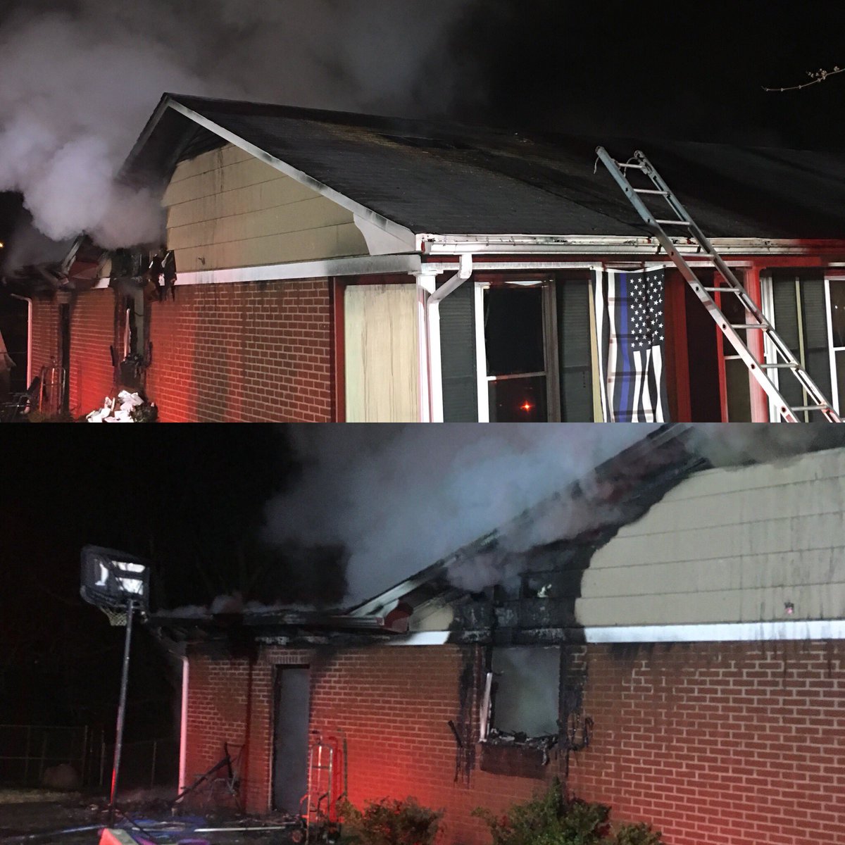 Gott_Fire's tweet photo. @Gott_Fire @alvatonfire Woodburn and Plano working a structure fire. @joeimel @wbkotv https://t.co/OdqmabnkOt
