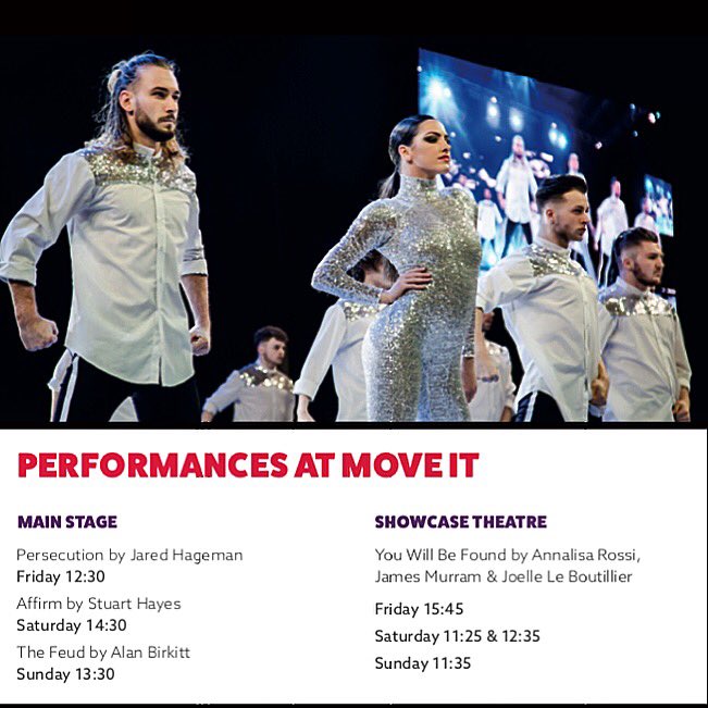 3 days to go until we bring our brand to <a href="/moveitshow/">MOVE IT</a> !
•
Performing | All stages | All days
•
Work created by <a href="/jaredhageman/">jared hageman</a> @stuart1hayes <a href="/Alan_Burkitt/">Alan Burkitt</a> <a href="/JoelleLeB1/">Joelle Le Boutillier</a> Annalisa Rossi James Murram 
#makeitmasters #mastersatmoveit