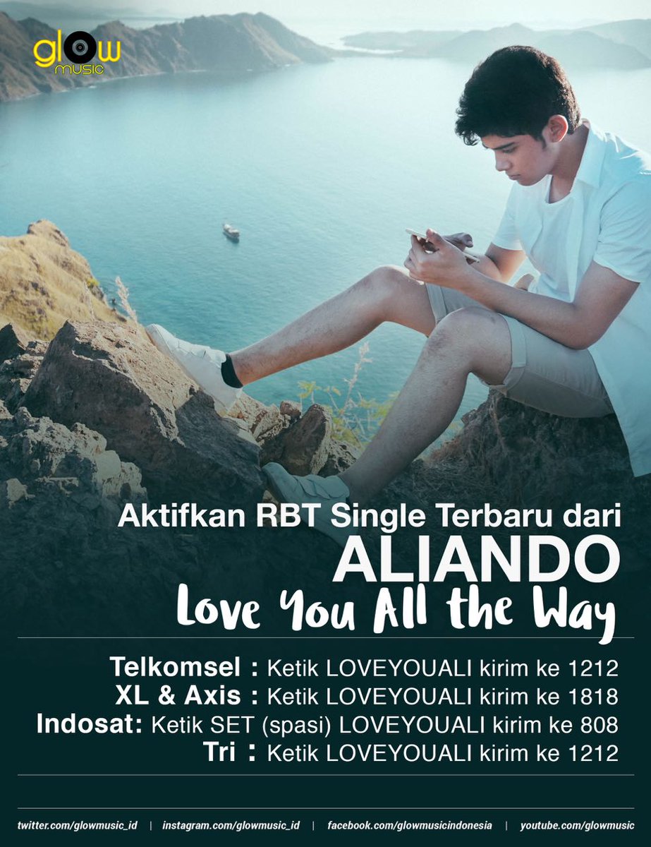 Love You All The Way <a href="/alysyarief/">Aliando Syarief.</a> bisa jadi pengganti suara tut tut tut di hp kamu loh,,, Cuss ganti skrg. Aktifkan segera #LOVEYOUALI