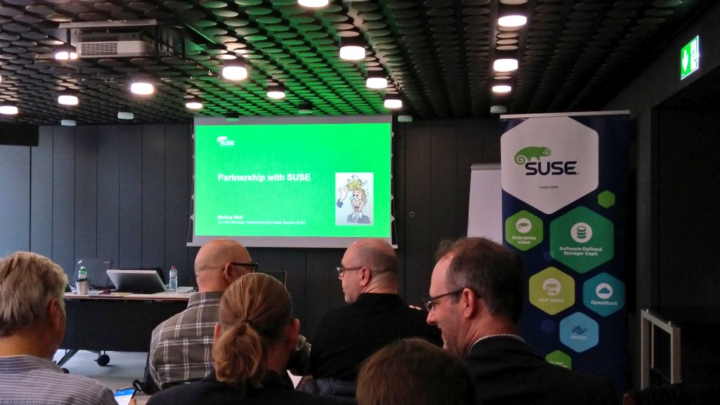 ixtechlabs's tweet image. Heute am SUSE Expert Day in Zürich! #suse #linux #suselinux #inventx #openstack #container #caas @InventxAG
